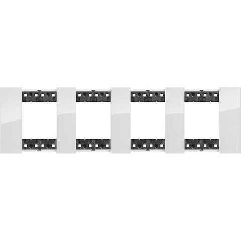 Рамка на 4 поста, 8 модулей - Немецкий стандарт