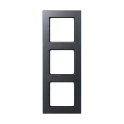 Рамка 3 поста антрацит матовый А 550