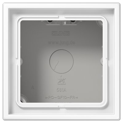 Адаптер для накладного монтажа 1 пост LS990 белый