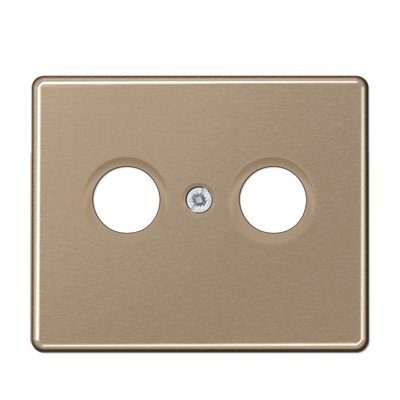 Накладка TV+FM/SAT золотая бронза SL500 JUNG