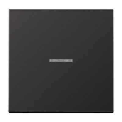 Клавиша одинарная с подсветкой LS Messing Dark Bronza