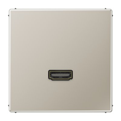 JUNG LS 990 Edelstahl Аудио Разъем (RCA) / Stereo Jack (TRS 3.5 mm) HDMI
