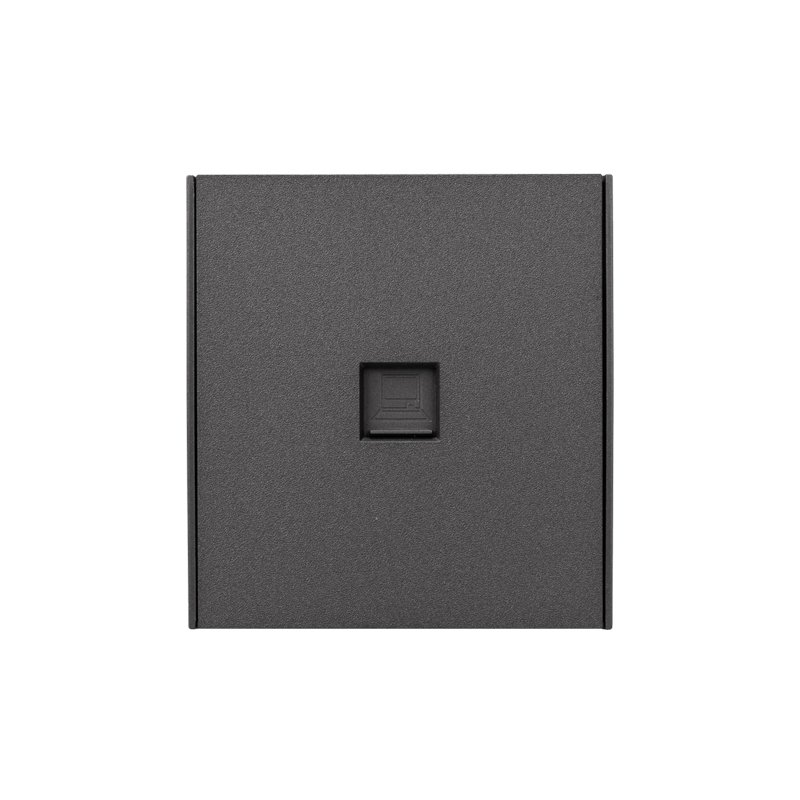 Розетка STRONG компьютерная RJ45 кат6 с/у графит KRANZ