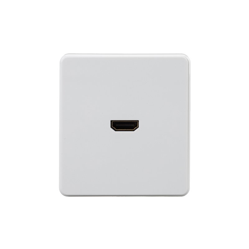 Розетка ROUND HDMI с/у перламутр KRANZ