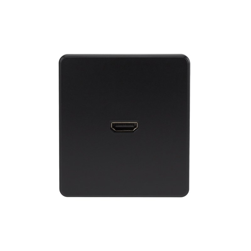 Розетка ROUND HDMI с/у оникс KRANZ