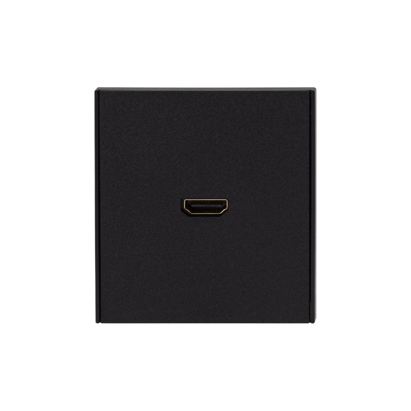 Розетка STRONG HDMI с/у антрацит KRANZ