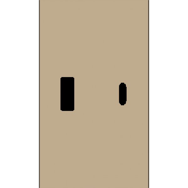 USB+type с накладкой 2-ух модульная (ШАМПАНЬ МАТОВЫЙ) MEITON ACH12C