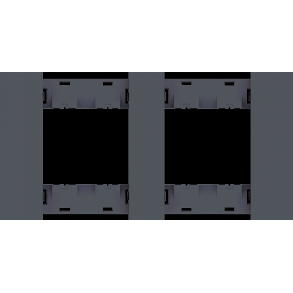 Рамка 2-ая (ГРИФЕЛЬ МАТОВЫЙ) MEITON AA4802M2AL