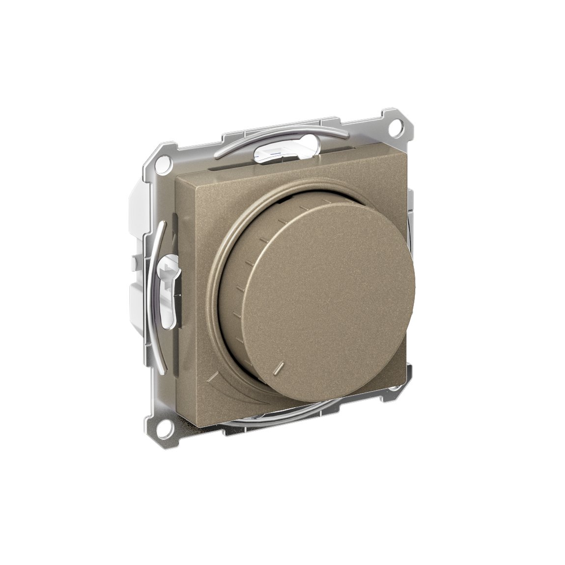 ATLASDESIGN СВЕТОРЕГУЛЯТОР (диммер) поворотно-нажимной, LED, RC, 400Вт, механизм, ШАМПАНЬ