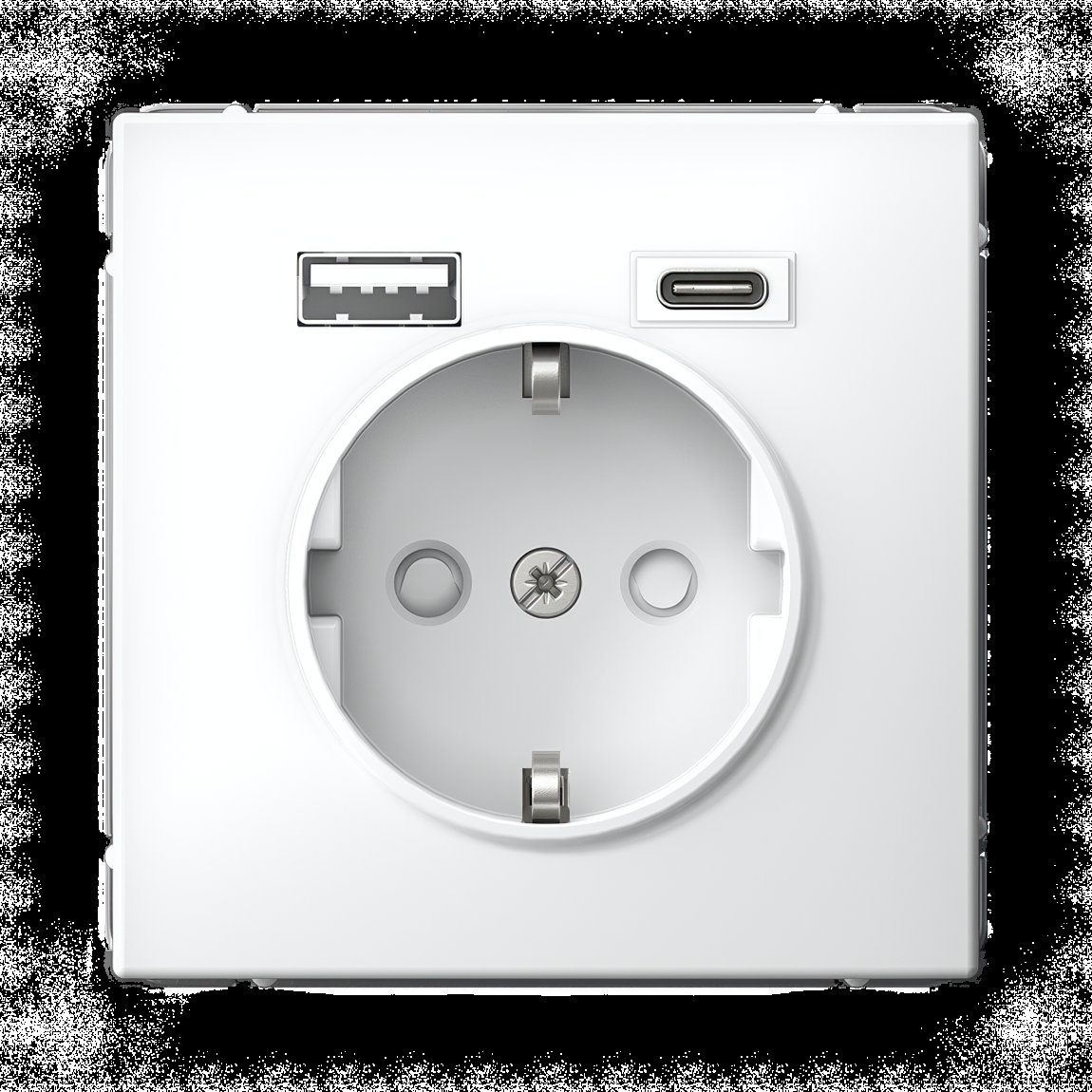 ARTGALLERY РОЗЕТКА 16А с 2 USB A+C, 5В/2,4А/3,0А, 2х5В/1,5А, механизм, БЕЛЫЙ