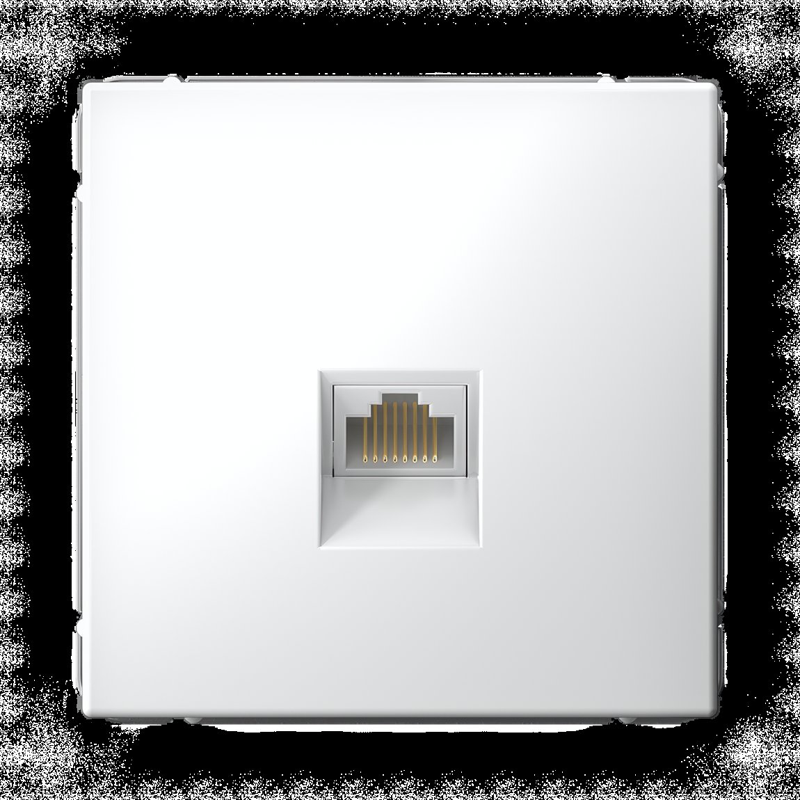 ARTGALLERY РОЗЕТКА компьютерная RJ45, кат. 6A, механизм, БЕЛЫЙ