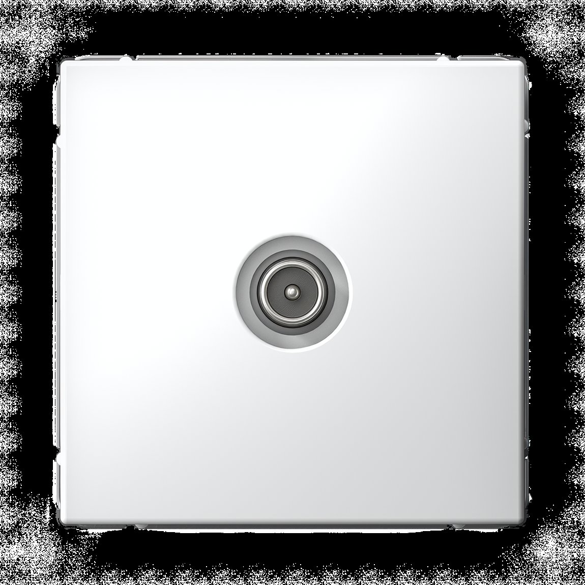 ARTGALLERY TV РОЗЕТКА проходная 4DB, механизм, БЕЛЫЙ