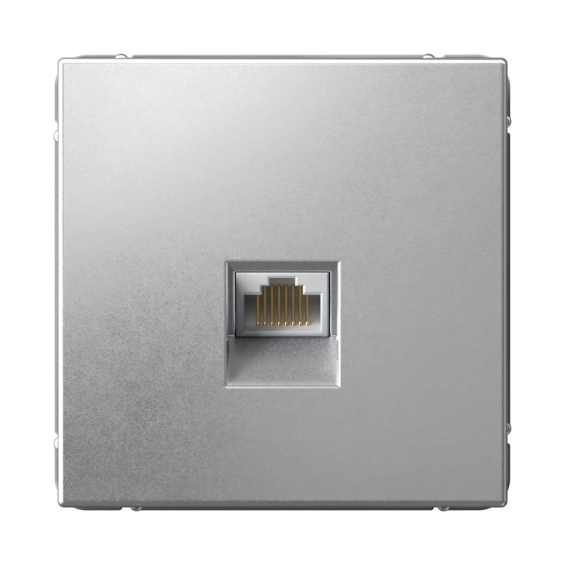ARTGALLERY РОЗЕТКА компьютерная RJ45, кат. 5е, механизм, АЛЮМИНИЙ