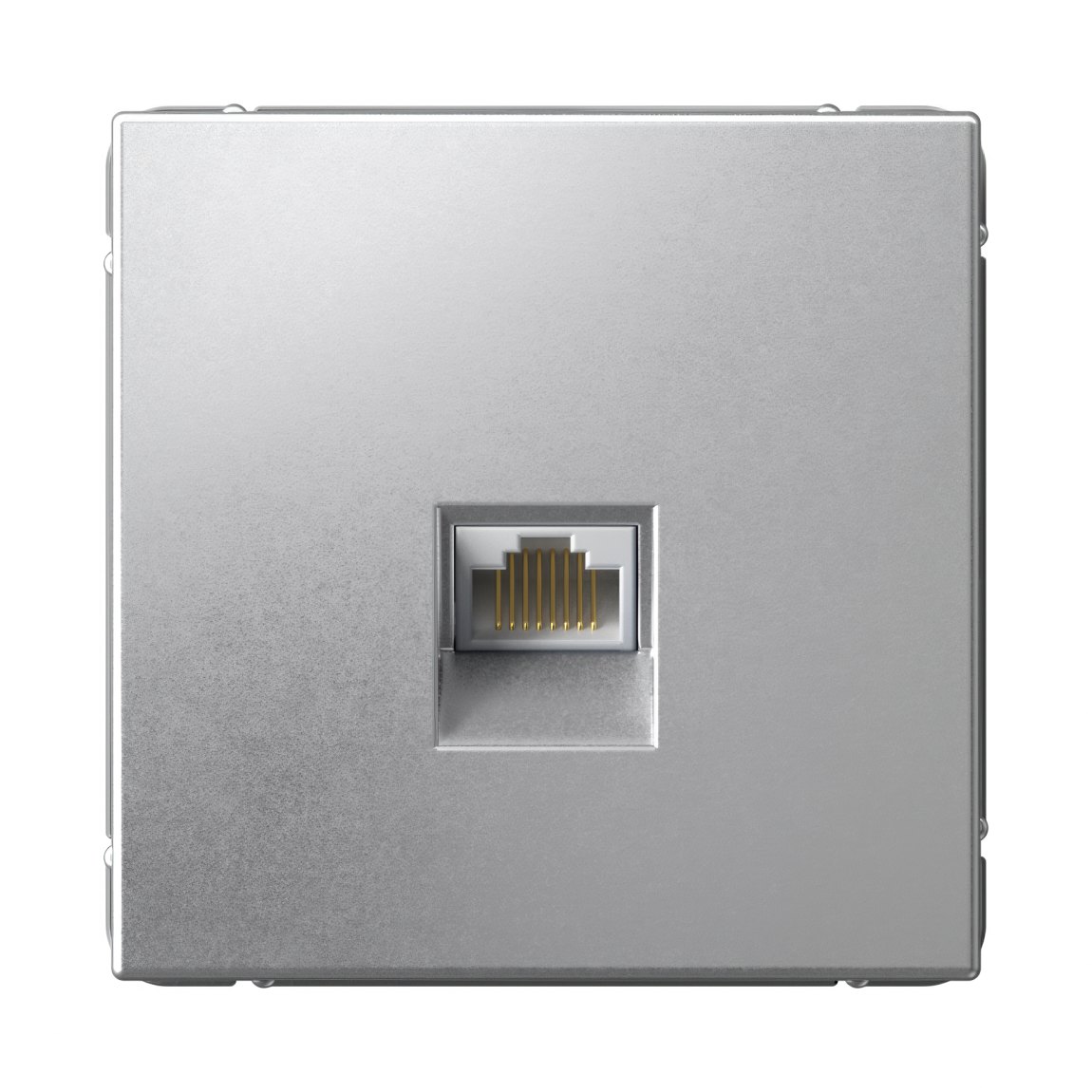 ARTGALLERY РОЗЕТКА компьютерная RJ45, кат. 6A, механизм, АЛЮМИНИЙ