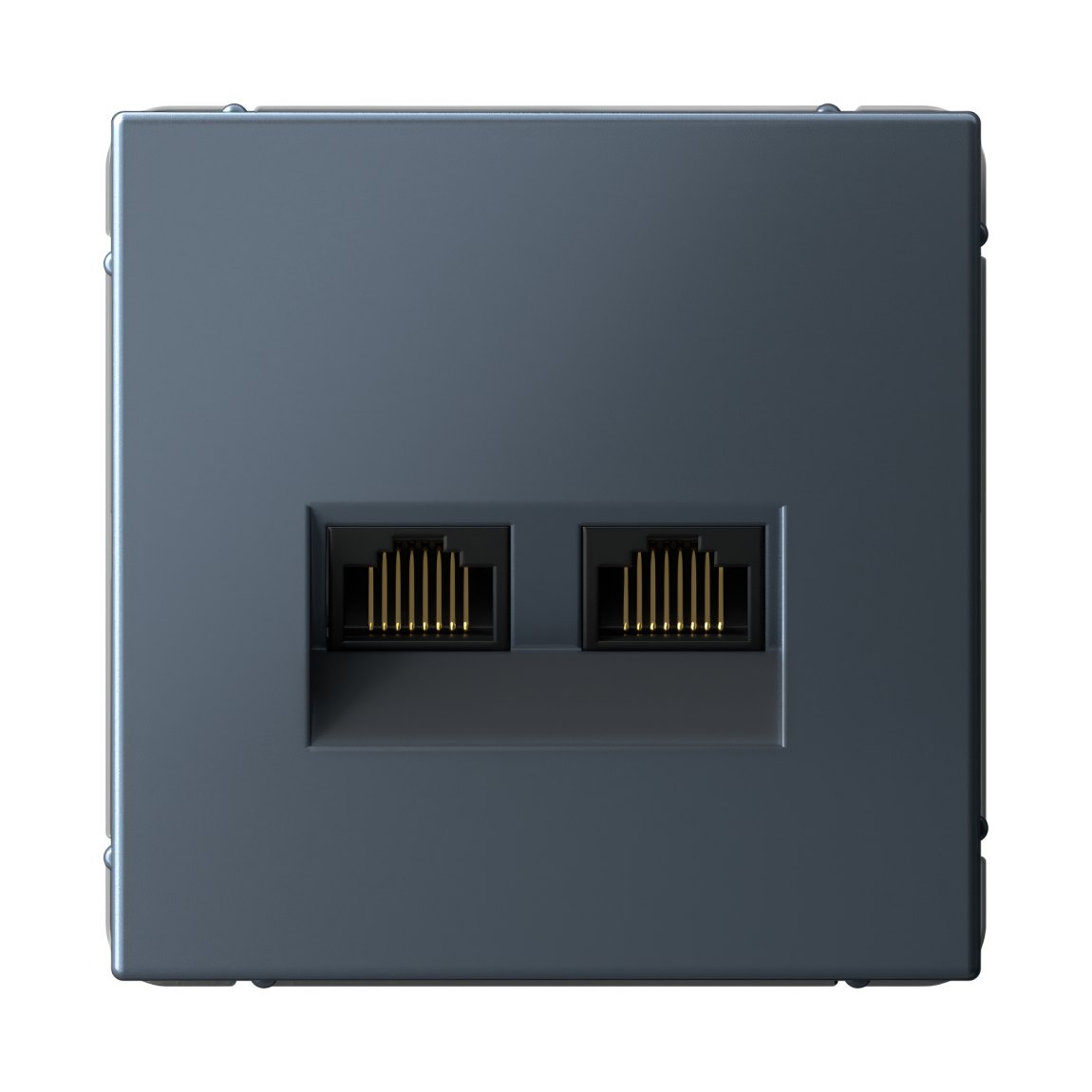 ARTGALLERY РОЗЕТКА двойная компьютерная RJ45+RJ45, кат.6А, механизм, ГРИФЕЛЬ