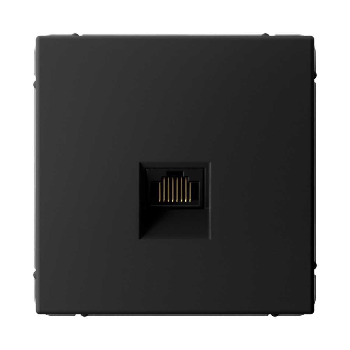ARTGALLERY РОЗЕТКА компьютерная RJ45, кат. 6A, механизм, КАРБОН