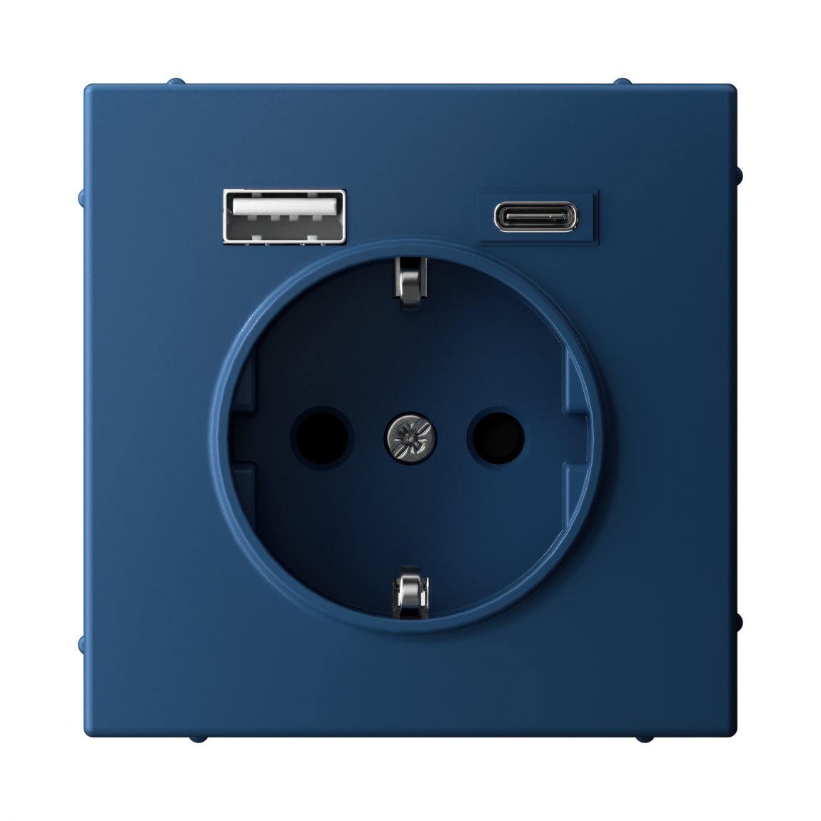 ARTGALLERY РОЗЕТКА 16А с 2 USB A+C, 5В/2,4А/3,0А, 2х5В/1,5А, механизм, АКВАМАРИН