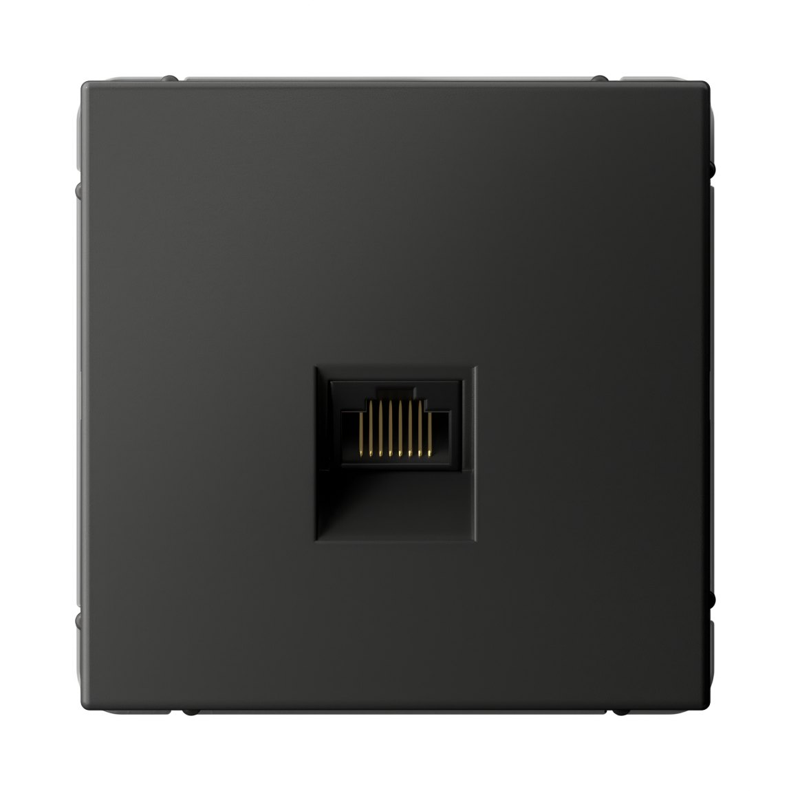 ARTGALLERY РОЗЕТКА компьютерная RJ45, кат. 6A, механизм, БАЗАЛЬТ