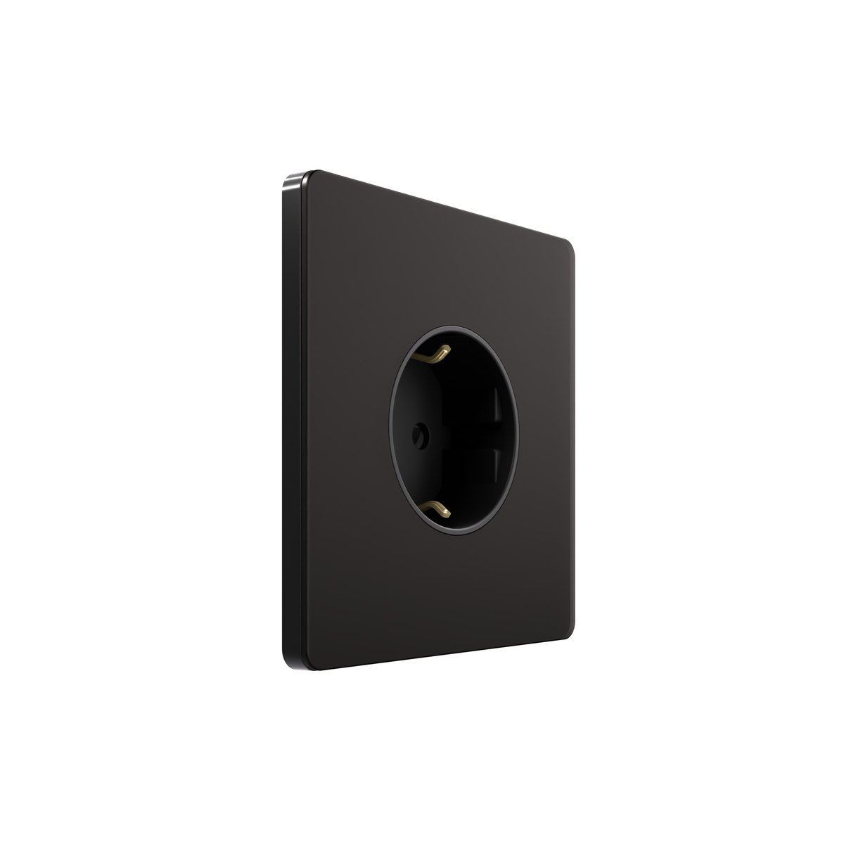 Systeme Infinity, Розетка С/У с ЗК (250В, 16А, защит.шторки), Полярная ночь