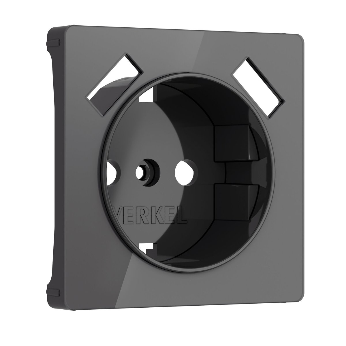 Накладка для розетки USB (графит акрил)