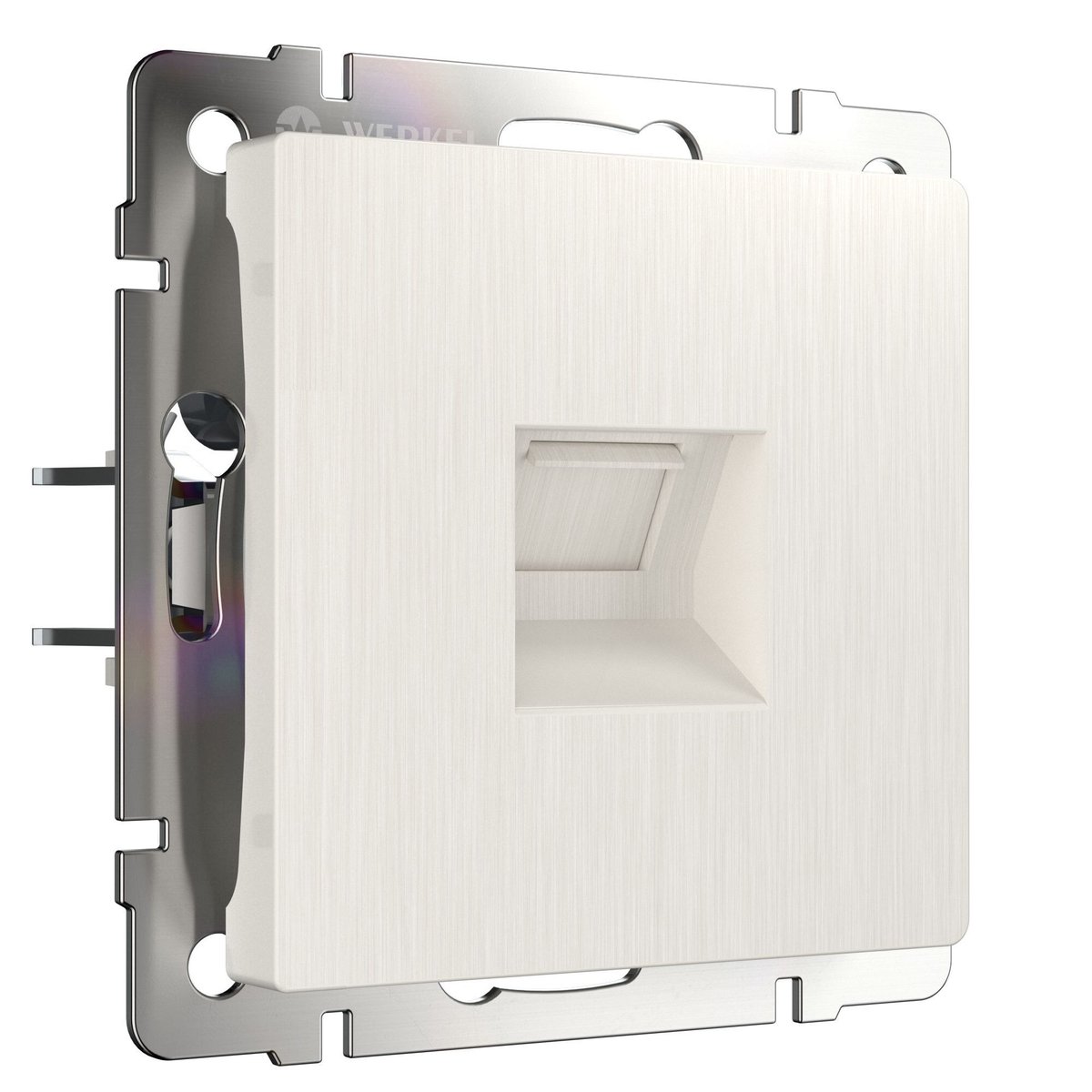 Розетка Ethernet RJ-45 (перламутровый рифленый)