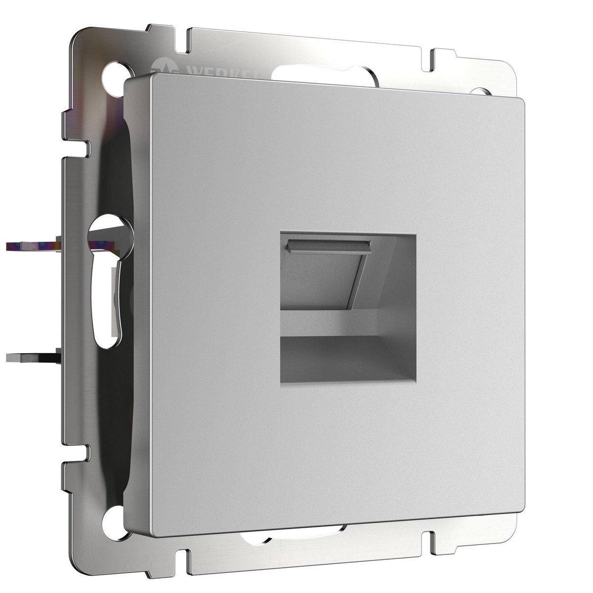 Розетка Ethernet RJ-45 (серебряный)