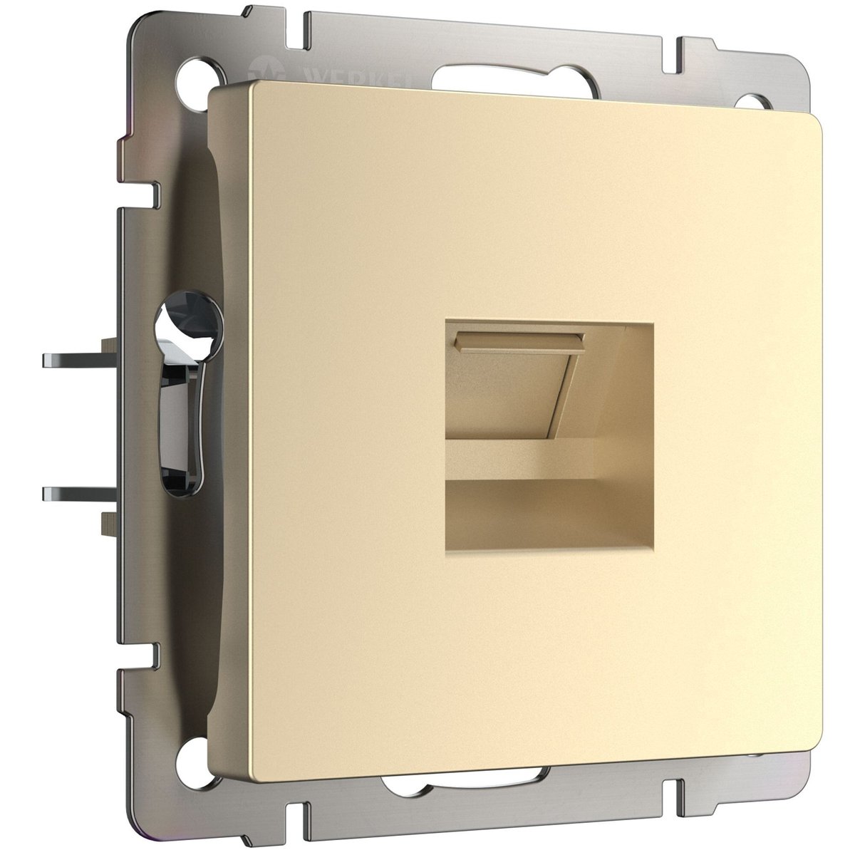 Розетка Ethernet RJ-45 (шампань)