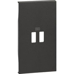 Лицевая панель USB зарядки 2 модуля