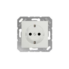 Розетка cо шторками з/к 16А, 250 В белая