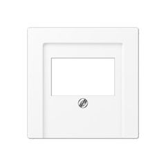 Крышка для аудиорозеток и USB розеток белый матовый