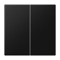 LS990 Клавиша для 2-кл балансирных выключателей; дюропласт; черный матовый