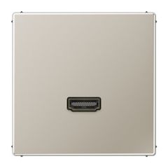 JUNG LS 990 Edelstahl Аудио Разъем (RCA) / Stereo Jack (TRS 3.5 mm) HDMI