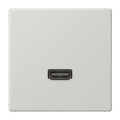 HDMI, Термопласт (ударопрочный) блестящий, светло-серый