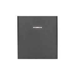 Выключатель STRONG 1 кл с подсветкой 10А с/у графит KRANZ