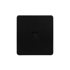 Розетка ROUND компьютерная RJ45 кат6 с/у оникс KRANZ