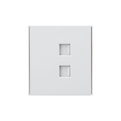 Розетка STRONG компьютерная двойная RJ45+RJ45 кат6 с/у жемчуг KRANZ