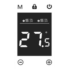 Терморегулятор 2-х модульный AW4541 (белый матовый)