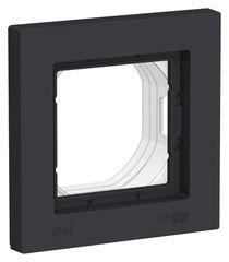 ATLASDESIGN AQUA 1-постовая РАМКА, IP44, КАРБОН