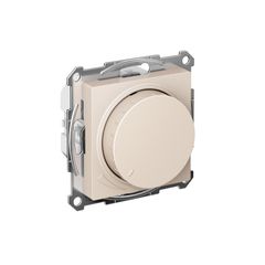 ATLASDESIGN СВЕТОРЕГУЛЯТОР (диммер) поворотно-нажимной, LED, RC, 400Вт, механизм, БЕЖЕВЫЙ