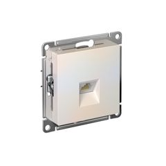 ATLASDESIGN РОЗЕТКА компьютерная RJ45 кат. 5e, механизм, ЖЕМЧУГ