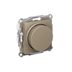 ATLASDESIGN СВЕТОРЕГУЛЯТОР (диммер) поворотно-нажимной, LED, RC, 400Вт, механизм, ШАМПАНЬ
