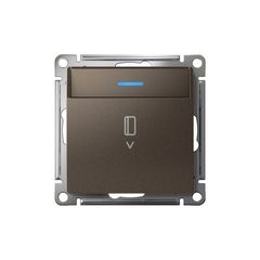 ATLASDESIGN ВЫКЛЮЧАТЕЛЬ карточный с подсветкой, 10А, без задержки отключения, механизм, МОККО
