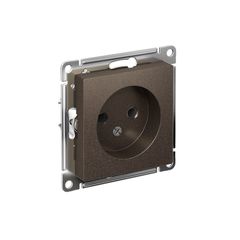 ATLASDESIGN РОЗЕТКА без заземления без шторок, 16А, механизм, МОККО