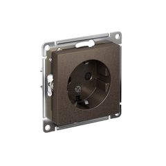 ATLASDESIGN РОЗЕТКА с заземлением со шторками, 16А, механизм, МОККО