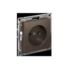 ATLASDESIGN РОЗЕТКА без заземления со шторками, 16А, мех., быстрозажим. клем., МОККО