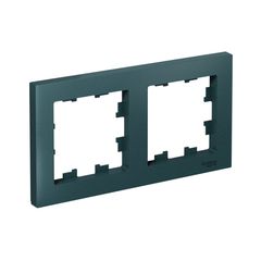 ATLASDESIGN 2-постовая РАМКА, универсальная, ИЗУМРУД