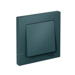 ATLASDESIGN 1-клавишный ВЫКЛЮЧАТЕЛЬ, сх.1, 10АХ, в сборе, ИЗУМРУД
