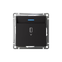 ATLASDESIGN ВЫКЛЮЧАТЕЛЬ карточный с подсветкой, 10А, без задержки отключения, механизм, КАРБОН