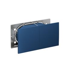 ATLASDESIGN РОЗЕТКА двойная с заземлением со шторками со сдвижными крышками, 16А, в сборе, АКВАМАРИН