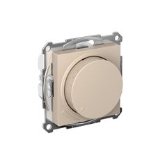ATLASDESIGN СВЕТОРЕГУЛЯТОР (диммер) поворотно-нажимной, LED, RC, 400Вт, механизм, ПЕСОЧНЫЙ
